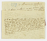 MSMA 1/19.66: Courrier de Catherine Bielinska-Besenval à Johann Viktor Peter Joseph Besenval