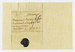 MSMA 1/19.68: Courrier de [Théodora Elisabeth Katharina Besenval] à Johann Viktor Peter Joseph Besenval