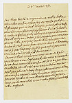 MSMA 1/19.68: Courrier de [Théodora Elisabeth Katharina Besenval] à Johann Viktor Peter Joseph Besenval