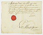 MSMA 1/19.73: Copie du certificat de décès de Peter Joseph Antoine de Besenval, certifié par le conseil de Soleure et l’ambassadeur