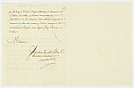 MSMA 1/19.91: Courrier à Marie Anne Idde Johanna de Besenval au sujet de l’érection de Brunstatt en département