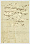 MSMA 1/20.11: Décompte de ce que le sergent Schmid a reçu en décembre 1753