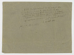 MSMA 1/20.134: Enveloppe d'un article du Constitutionnel de 1850 avec notes manuscrites du comte de Besenval