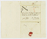 MSMA 1/21.172: Courrier du bailli Clavé à Johann Viktor Peter Joseph Besenval