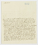 MSMA 1/21.172: Courrier du bailli Clavé à Johann Viktor Peter Joseph Besenval
