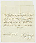 MSMA 1/21.175: Courrier du bailli Clavé à Johann Viktor Peter Joseph Besenval