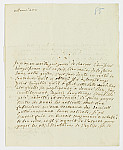 MSMA 1/21.179: Courrier du bailli Clavé à Johann Viktor Peter Joseph Besenval