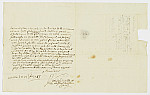 MSMA 1/21.179: Courrier du bailli Clavé à Johann Viktor Peter Joseph Besenval