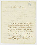 MSMA 1/21.215: Courrier de Mr. Hell à Johann Viktor Peter Joseph Besenval