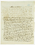 MSMA 1/22.126: Courrier du recteur Motschi à Madame la baronne de Besenval
