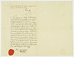 MSMA 1/22.14: Acte notarial pour une obligation auprès de la Ville de Neuchâtel par Mme de Besenval née de Roll