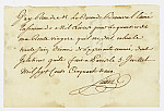 MSMA 1/22.151: Quittance de Johann Viktor Peter Joseph Besenval à Franz Viktor Josef Settier pour sa compagnie aux Gardes suisses