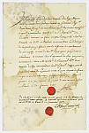 MSMA 1/22.155: Contrat entre Johann Viktor Peter Joseph Besenval et Settier pour sa demi-compagnie aux Gardes