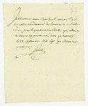 MSMA 1/22.159: Quittance de Johann Viktor Peter Joseph Besenval à Franz Viktor Josef Settier pour sa compagnie aux Gardes suisses
