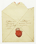 MSMA 1/22.168: Enveloppe d'un courrier de Settier destiné à Johann Viktor Peter Joseph Besenval
