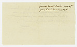 MSMA 1/22.178: Quittance de Johann Viktor Peter Joseph Besenval à Franz Viktor Josef Settier pour sa compagnie aux Gardes suisses