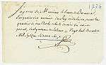 MSMA 1/22.179: Quittance de Johann Viktor Peter Joseph Besenval à Franz Viktor Josef Settier pour sa compagnie aux Gardes suisses