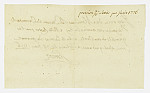 MSMA 1/22.181: Quittance de Johann Viktor Peter Joseph Besenval à Franz Viktor Josef Settier pour sa compagnie aux Gardes suisses