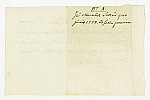 MSMA 1/22.183: Quittance de Johann Viktor Peter Joseph Besenval à Franz Viktor Josef Settier pour sa compagnie aux Gardes suisses