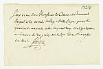 MSMA 1/22.183: Quittance de Johann Viktor Peter Joseph Besenval à Franz Viktor Josef Settier pour sa compagnie aux Gardes suisses