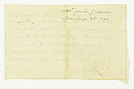 MSMA 1/22.186: Quittance de Johann Viktor Peter Joseph Besenval à Franz Viktor Josef Settier pour sa compagnie aux Gardes suisses