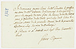 MSMA 1/22.188: Quittance de Johann Viktor Peter Joseph Besenval à Franz Viktor Josef Settier pour sa compagnie aux Gardes suisses