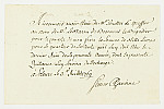 MSMA 1/22.197: Quittance de Johann Viktor Peter Joseph Besenval à Franz Viktor Josef Settier pour sa compagnie aux Gardes suisses