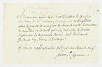 MSMA 1/22.198: Quittance de Johann Viktor Peter Joseph Besenval à Franz Viktor Josef Settier pour sa compagnie aux Gardes suisses