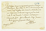 MSMA 1/22.212: Quittance de Johann Viktor Peter Joseph Besenval à Franz Viktor Josef Settier pour sa compagnie aux Gardes suisses