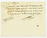 MSMA 1/22.221: Quittance de Johann Viktor Peter Joseph Besenval à Franz Viktor Josef Settier pour sa compagnie aux Gardes suisses