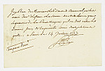 MSMA 1/22.224: Quittance de Johann Viktor Peter Joseph Besenval à Franz Viktor Josef Settier pour sa compagnie aux Gardes suisses