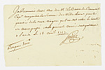MSMA 1/22.225: Quittance de Johann Viktor Peter Joseph Besenval à Franz Viktor Josef Settier pour sa compagnie aux Gardes suisses