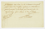 MSMA 1/22.228: Quittance de Johann Viktor Peter Joseph Besenval à Franz Viktor Josef Settier pour sa compagnie aux Gardes suisses