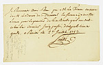 MSMA 1/22.235: Quittance de Johann Viktor Peter Joseph Besenval à Franz Viktor Josef Settier pour sa compagnie aux Gardes suisses