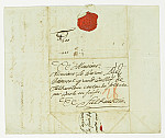 MSMA 1/22.245: Courrier de Georg Franz à son frère Johann Viktor Peter Joseph Besenval