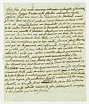 MSMA 1/22.245: Courrier de Georg Franz à son frère Johann Viktor Peter Joseph Besenval
