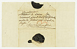 MSMA 1/22.247: Courrier de Georg Franz à son frère Johann Viktor Peter Joseph Besenval