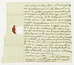 MSMA 1/22.248: Courrier de Georg Franz à son frère Johann Viktor Peter Joseph Besenval et son épouse