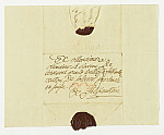 MSMA 1/22.253: Courrier de Georg Franz à son frère Johann Viktor Peter Joseph Besenval