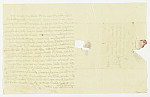 MSMA 1/22.259: Courrier de Georg Franz à son frère Johann Viktor Peter Joseph Besenval