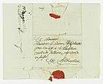 MSMA 1/22.262: Courrier de Georg Franz à son frère Johann Viktor Peter Joseph Besenval