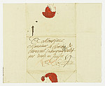 MSMA 1/22.263: Courrier de Georg Franz à son frère Johann Viktor Peter Joseph Besenval