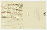 MSMA 1/22.264: Courrier de Georg Franz à son frère Johann Viktor Peter Joseph Besenval