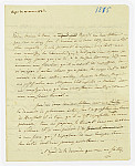 MSMA 1/23.115: Courrier d'Augustin Besenval au baron d’Estavayer au sujet de travaux généalogiques