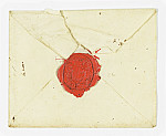 MSMA 1/23.41: Enveloppe d'un courrier pour Martin Ludwig Besenval