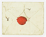 MSMA 1/23.81: Enveloppe d'un courrier pour Martin Ludwig Besenval
