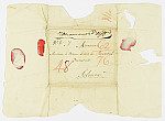 MSMA 1/24.10: Enveloppe d'un courrier pour Martin Ludwig Besenval