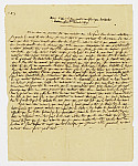 MSMA 1/24.113: Copie d’un courrier de Martin Ludwig de Besenval à son frère Augustin
