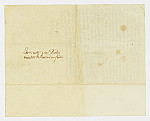 MSMA 1/24.114: Courrier de Martin Ludwig de Besenval à Mr. d’Olry, envoyé de Bavière