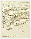 MSMA 1/24.116: Brouillon d’un courrier de Martin Ludwig de Besenval à Mr. d’Olry